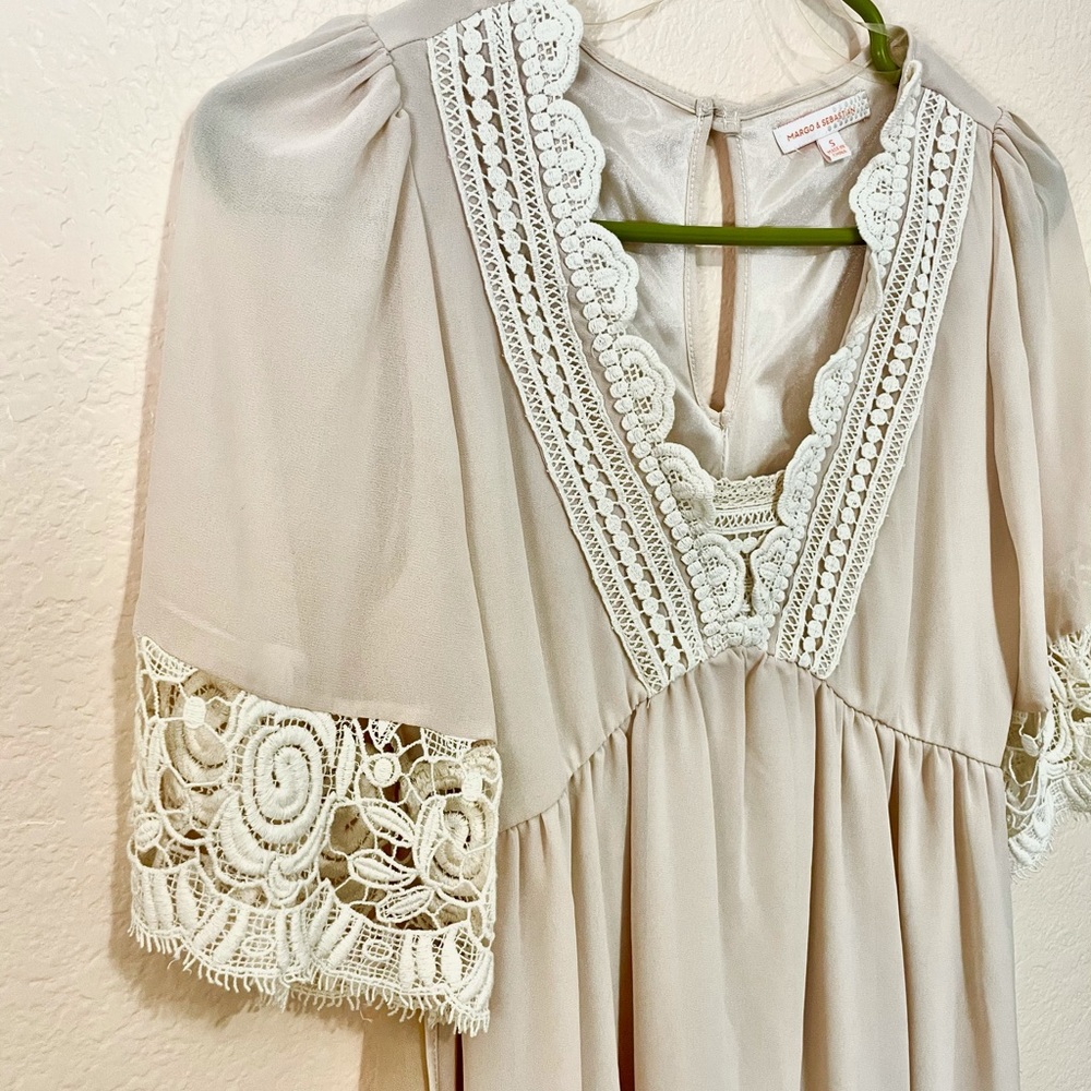 Southern Belle Chiffon & Lace Dress